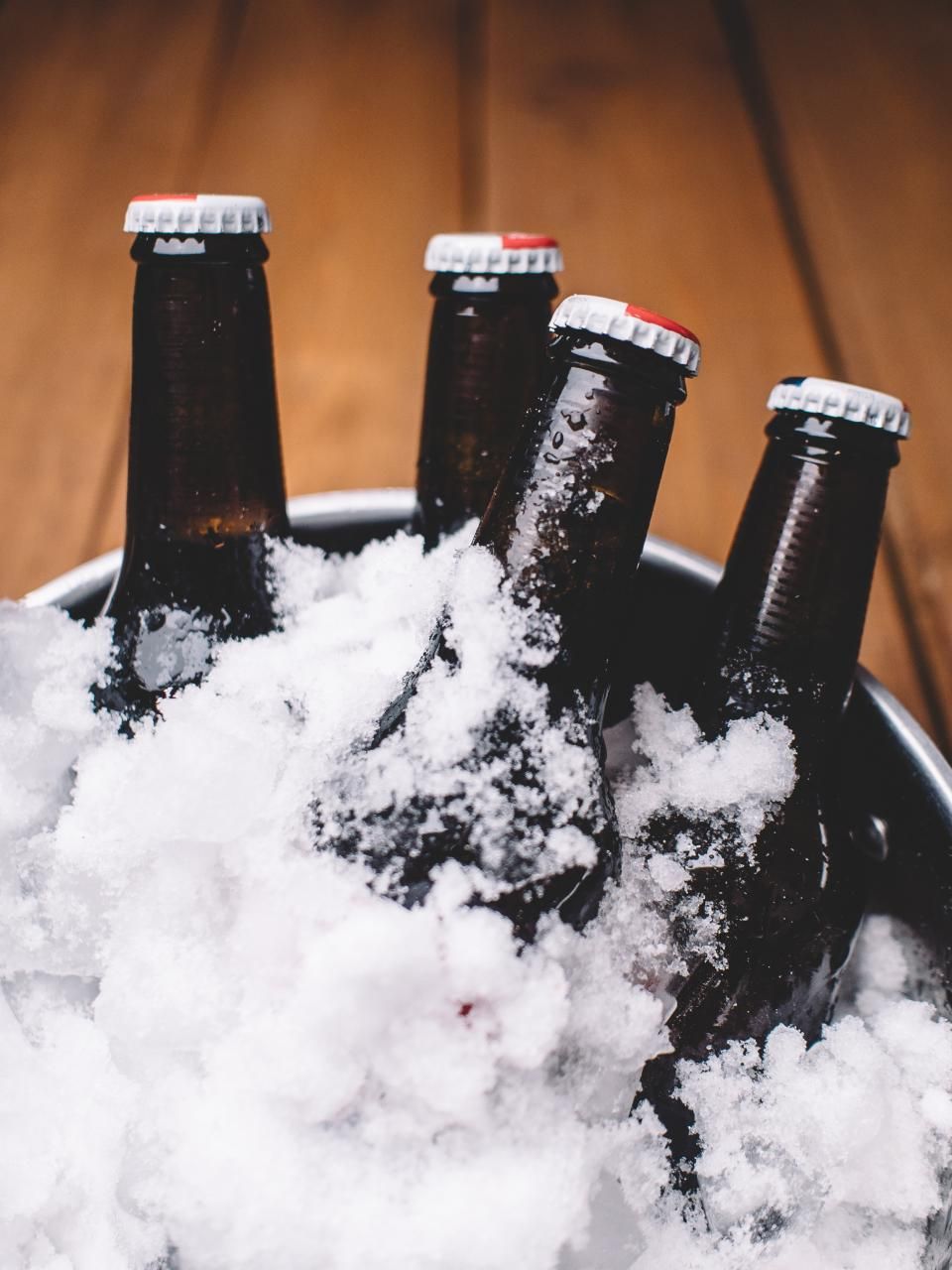Cervejas no gelo